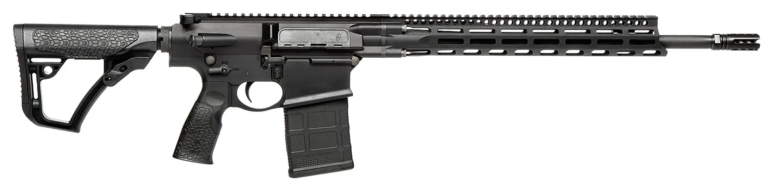 Daniel Defense 0215813210055 DD5 V4 *CA Compliant 7.62x51mm NATO 18" 10+1 Black Hard Coat Anodized Black Phosphate 6 Position w/SoftTouch Overmolding Stock Black Polymer Grip
