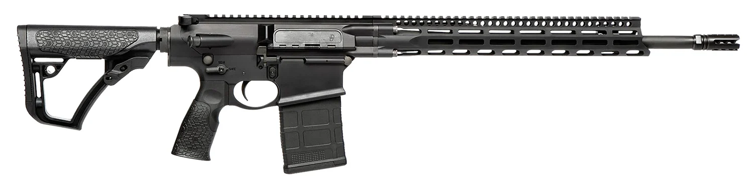 Daniel Defense 0215813210067 DD5 V4 *CO Compliant 7.62x51mm NATO 18" No Magazine Black Hard Coat Anodized Black Phosphate 6 Position w/SoftTouch Overmolding Stock Black Polymer Grip
