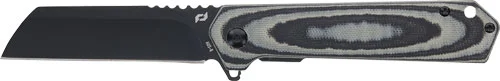 SCHRADE KNIFE LATERAL FOLDER - 3.25" AUS-10 BLACK/GREY LAM