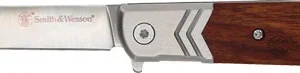 S&W KNIFE ROSEWOOD EXECUTIVE - BARLOW 2.75" FOLDING BLADE