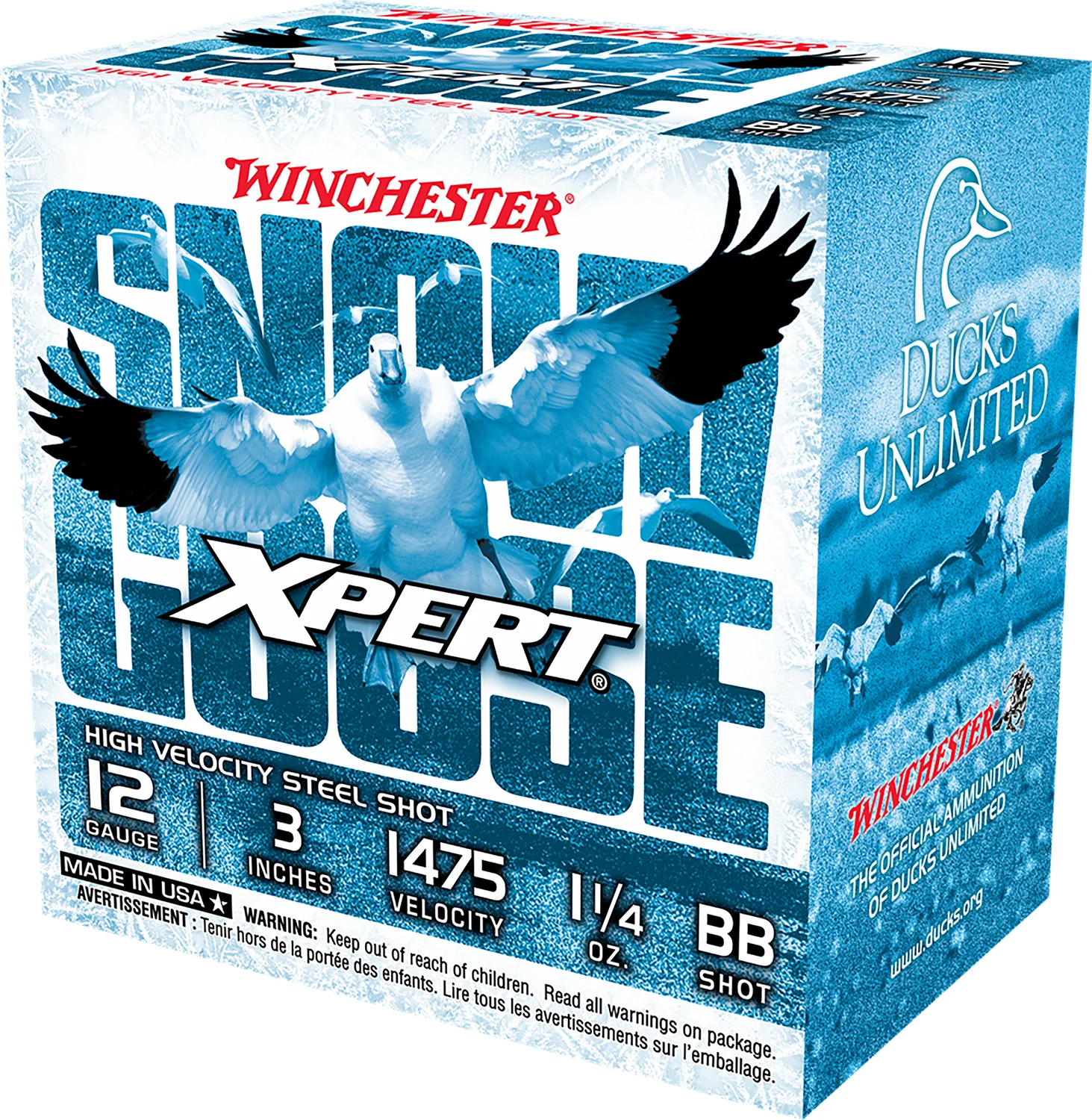Winchester Ammo WXS123BB Xpert Snow Goose High Velocity 12Gauge 3" 1 1/4oz BBShot 25 Per Box/10 Case