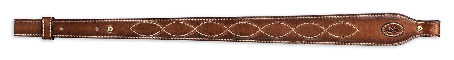 Browning 122617 Heritage Brown Leather/Suede Adjustable Rifle