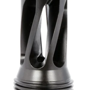 Huxwrx 1677 QD 556 Flash Hider Black with 1/2"-28 tpi Threads,  2.30" OAL & 1.20" Diameter for 5.56x45mm NATO AR-Platform
