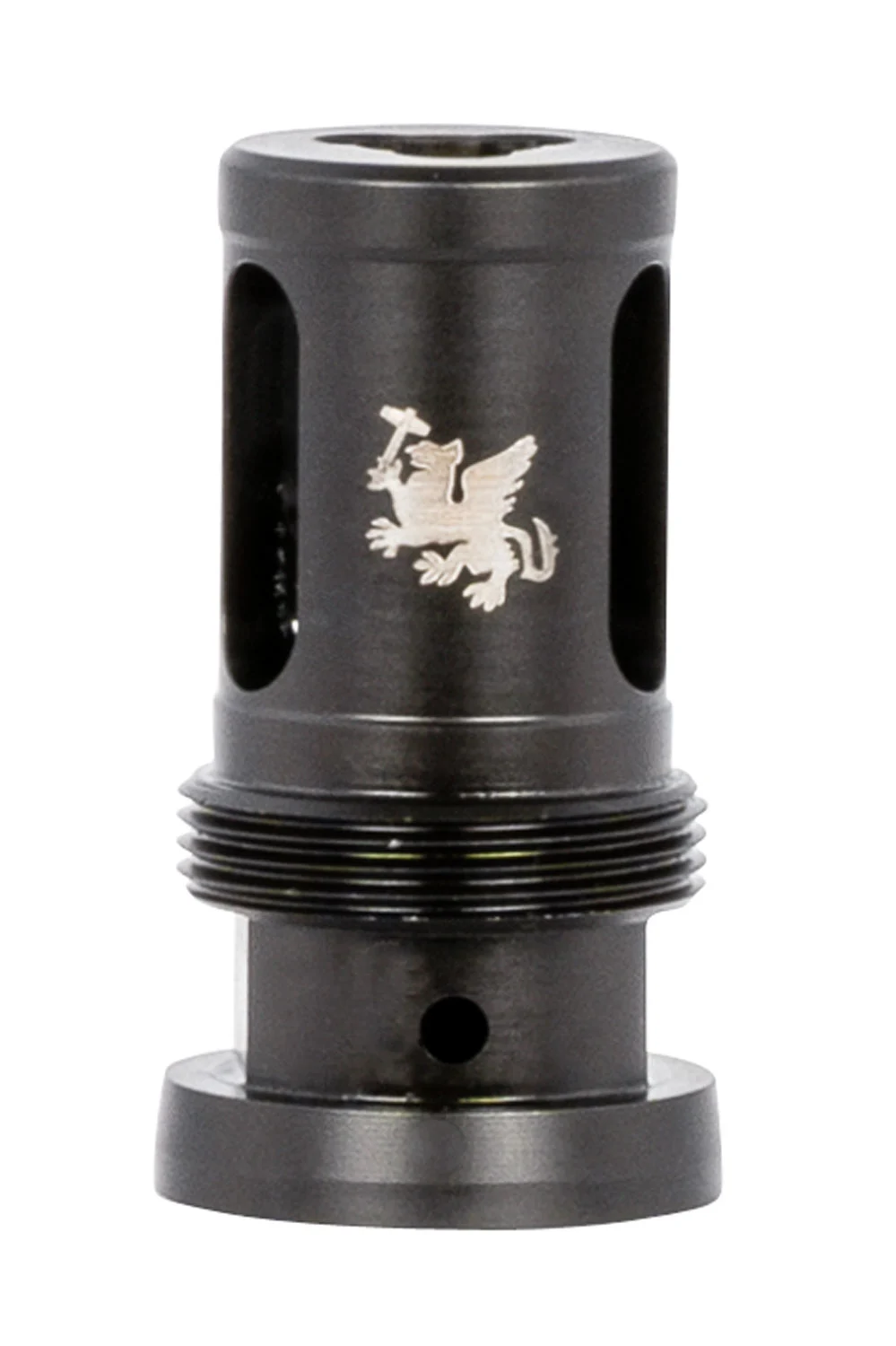 Griffin Armament TMHC305824 Taper Mount Hammer Comp Black 17-4 Stainless Steel with 5/8"-24 tpi Threads, 1.94" OAL & 1.08" Diameter for 30 Cal