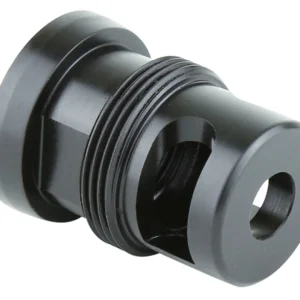 Griffin Armament TMM762 Taper Mount Minimalist Black 17-4 Stainless Steel with 5/8"-24 tpi Threads, 1.34" OAL & 1.07" Diameter for 30 Cal