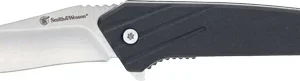 S&W KNIFE BLACK OPS RECURVE - FOLDER 3" SS/BLACK DROP POINT