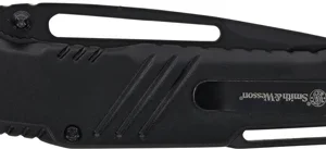 S&W KNIFE EXTREME OPS 3" TANTO - W/GLASS BREAKER BLACK/BLACK