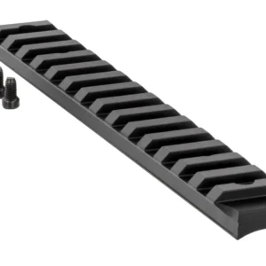 Ruger 90672 Picatinny Rail Black Anodized Aluminum Fits Ruger American Rifle Long Action