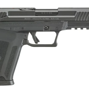 Ruger 16402 Ruger-5.7 5.7x28mm 4.94" Barrel 10+1, Black Polymer Frame With Picatinny Acc. Rail, Drilled & Tapped Lightening Cut Steel Slide, Ambidextrous Safety, Optics Ready
