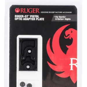 Ruger 90720 Optic Adapter Plate For Burris & Vortex Aluminum Black Hardcoat Anodized