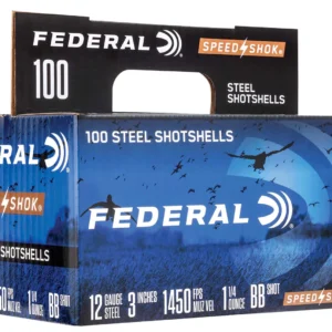 Federal WF1421002 Speed-Shok 12Gauge 3" 1 1/4oz 2Shot 100 Per Box/2 Case