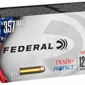 Federal TP357VHP1 Train + Protect 357Mag 125gr Versatile Hollow Point 50 Per Box/10 Case