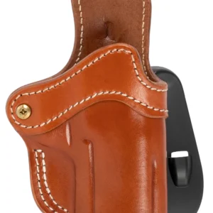 1791 Gunleather ORPDH24SCBRR BH2.4S Optic Ready OWB 2.4S Classic Brown Leather Paddle Fits FN 509/H&K VP9SK