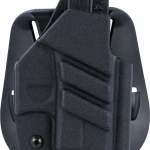 1791 Gunleather TACPDHOWBGLOCKBLKR Tactical Kydex OWB Black Kydex Paddle Compatible w/Glock Right Hand