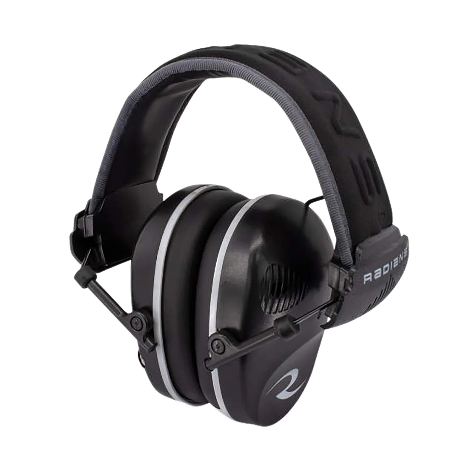Radians R3200ECS R-3200 Dual Mic Electronic Muff 23 dB Over the Head Black/Gray Adult 1 Pair