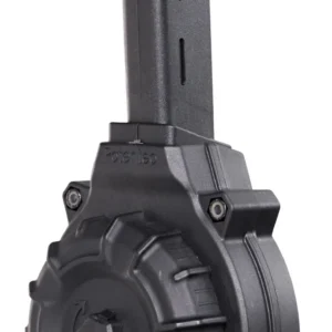 ProMag DRMA19 Standard 50rd Drum 40 S&W Compatible w/ Glock 22/23 Black DuPont Zytel Polymer