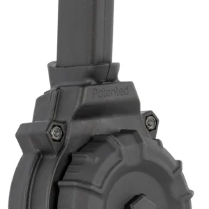 ProMag DRMA20 Standard 50rd Drum 9mm Luger Compatible w/Glock 43X/48 Black DuPont Zytel Polymer