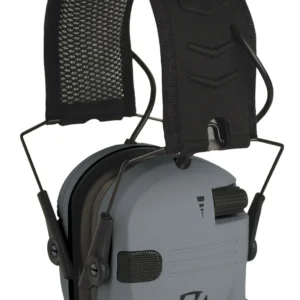 Walker's GWPXDRSEMG Razor X-TRM Digital Electronic Muff 21 dB Over the Head Gray/Black Polymer