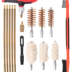 Birchwood Casey SHGCLNKI Shotgun Cleaning Kit 17 Pieces Black/Red
