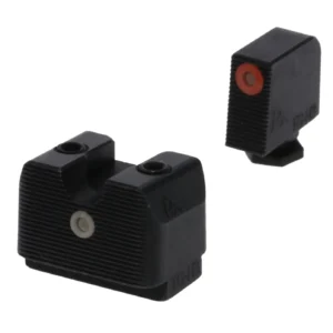 Rival Arms RA4A231G In-Line MOS Night Sights for G17/G19 Green Tritium Orange Outline Front Sight-Green Tritium White Outline Rear Sight