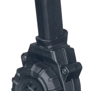 ProMag DRMA35 Standard 30rd Drum 9mm Luger Compatible w/ Glock 43X/48 Black DuPont Zytel Polymer