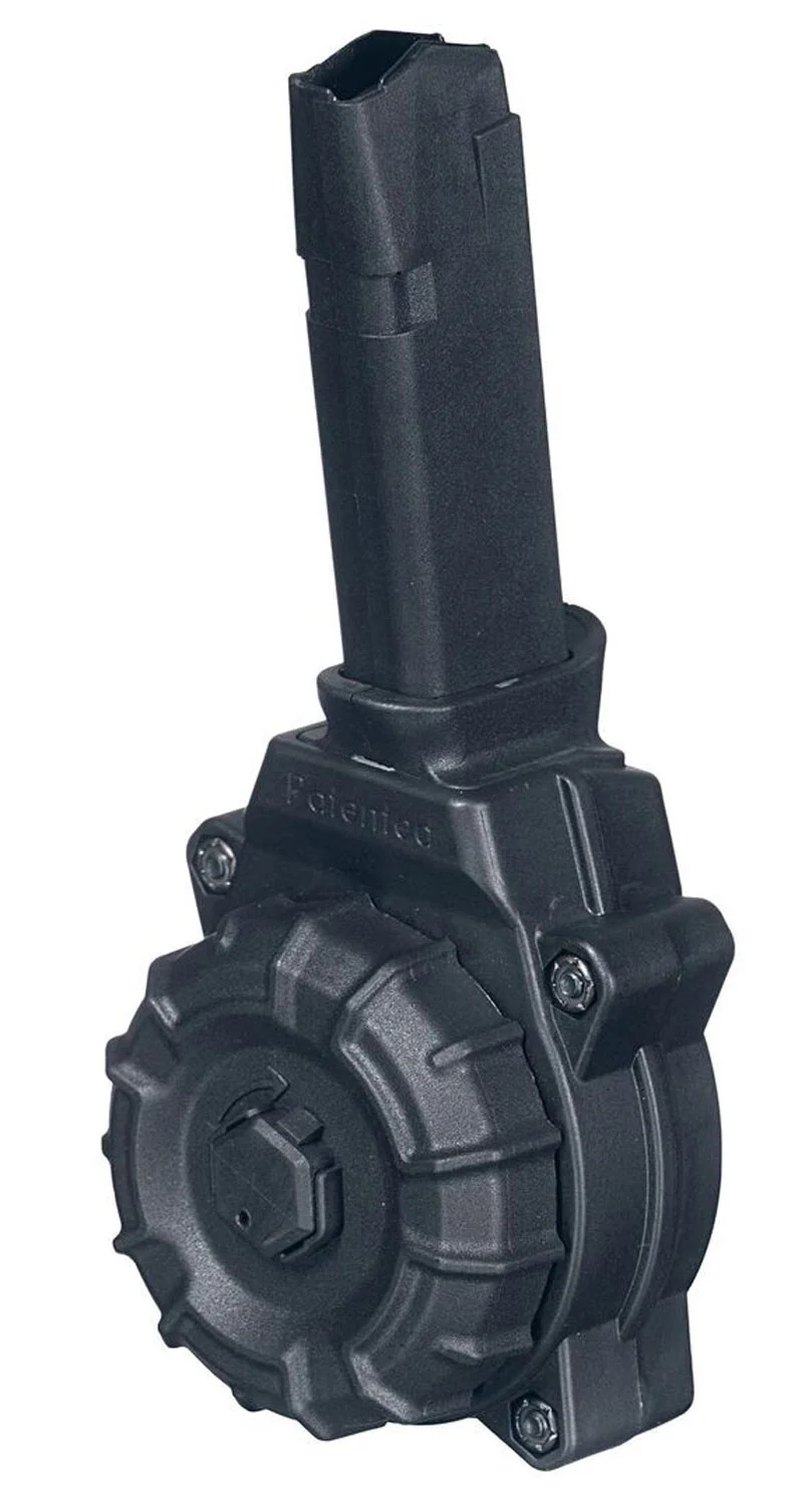 ProMag DRMA35 Standard 30rd Drum 9mm Luger Compatible w/ Glock 43X/48 Black DuPont Zytel Polymer