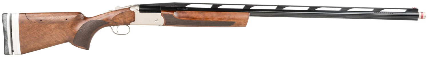 TriStar 35411 TT-15A Mono Trap Full Size 12 Gauge Break Open 2.75" 1rd 34" Black Vent Rib Barrel, Silver Steel Receiver, Adjustable Walnut Stock, Beretta/Benelli Mobil Ext Chokes, Right Hand