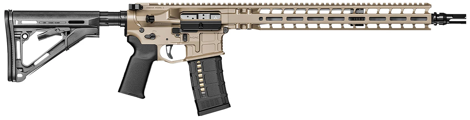 RADIAN WEAPONS R0540 Model 1 223 Wylde 16" Rifle 30+1 Flat Dark Earth Cerakote Black Magpul Collapsible Magpul