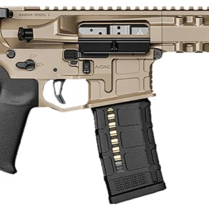 Radian Weapons R0504 Model 1 Pistol 300 Blackout 30+1 9", FDE Billet Rec/M-Lok Handguard, Smooth Buffer Tube (No Brace), Magpul Grip, Ambi Controls, Dead Air QD Flash Hider, Adj. Trigger