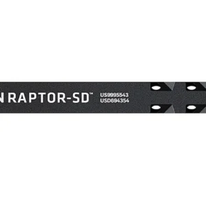 Radian Weapons R0561 Raptor SD Ambi Charging Handle, Radian Gray, Gas Ported Shaft, Fits Mil-Spec AR-15/M16 Platform