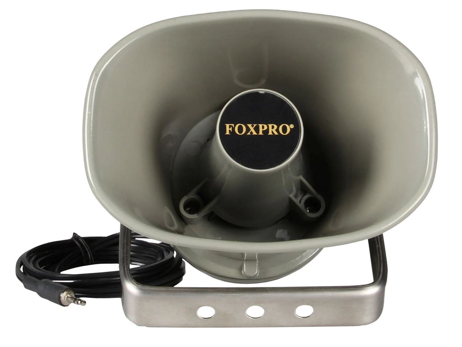 Foxpro SP60 External Speaker 8ft Speaker Cable, Mounting Bracket, 3.5mm Plug