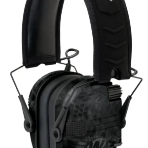 Walker's GWPRSEMYP Razor Slim Electronic Muff 23 dB,Over the Head, Typhoon Camo/Black Polymer