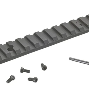 Ruger 90678 Picatinny Rail Black Anodized Aluminum Fits Ruger American Rifle Short Action 20 MOA