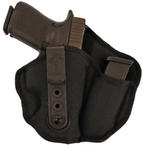 DeSantis Gunhide M89BAD6Z0 Inner Piece 2.0 AIWB Black Ballistic Nylon Belt Clip Compatible w/Glock 42/Colt Officer/Kel-Tec P-11 Right Hand