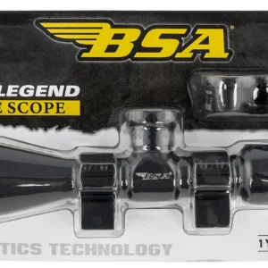 BSA 35039X40AOWRTB Sweet 350 Legend Black Matte 3-9x40mm AO 1" Tube 30/30 Reticle Features Weaver Rings