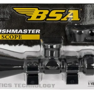 BSA 45039X40AOWRTB Sweet 450 Bushmaster Matte Black 3-9x40mm AO 1" Tube 30/30 Reticle Features Weaver Rings