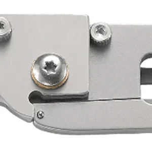 CRKT 5500 K.I.S.S. 2.25" Folding Tanto Plain Bead Blasted 3Cr13MoV SS Blade/Bead Blasted Stainless Steel Handle Includes Pocket Clip