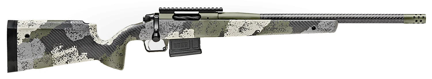 Springfield Armory BAW9206CMCFG 2020 WayPoint 6mm Creedmoor 5+1 20" CF Evergreen Camo Hybrid Profile w/M-LOK Stock Mil-Spec Green Cerakote Right Hand