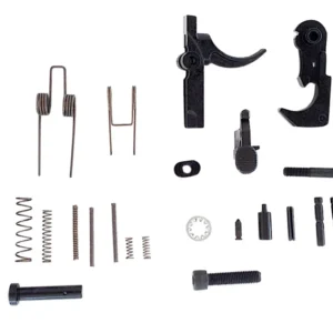 LBE Unlimited AR15LPKT Complete Lower Parts Kit  w/Pistol Grip & Trigger Guard AR-15 Black