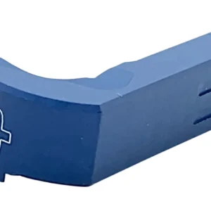 Cross Armory CRGMCBL Mag Catch Extended Compatible w/Glock Gen1-3/P80 Blue Anodized Aluminum