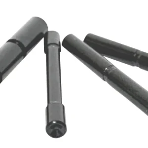 Cross Armory CRG4PSBK 4 Pin Set Dimpled Compatible w/Glock Gen4 4140 Steel Pistol