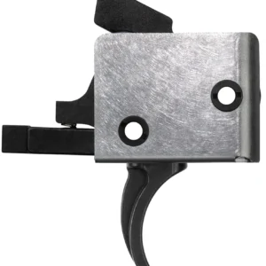 CMC Triggers 91505 Drop-In  Single-Stage Curved Trigger w/ 3-3.50 lbs Draw Weight, Large Pin model with Black Finish