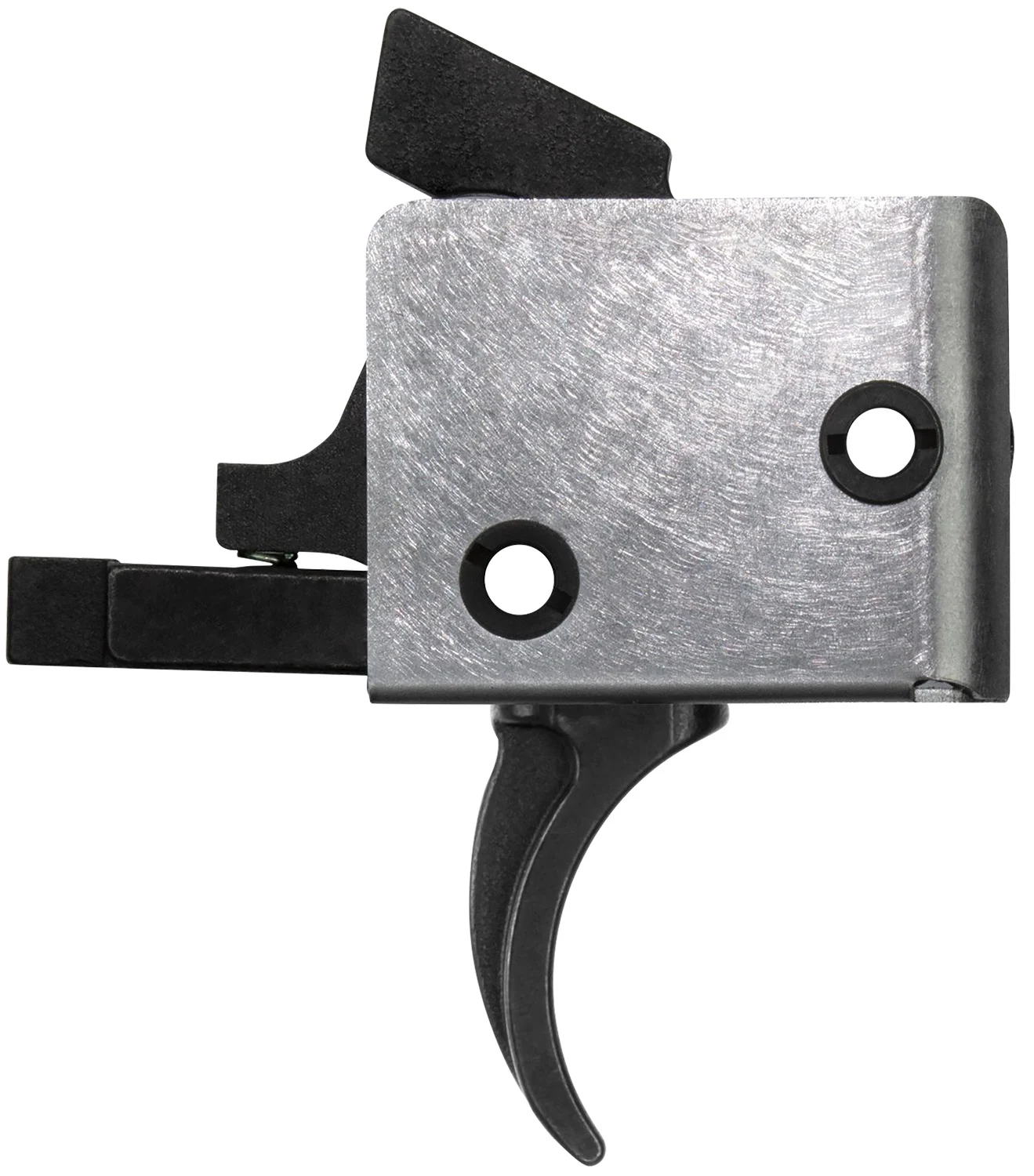 CMC Triggers 91505 Drop-In Single-Stage Curved Trigger w/ 3-3.50 lbs Draw Weight, Large Pin model with Black Finish