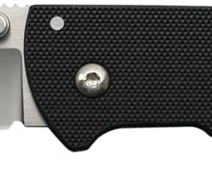 Cold Steel CS26WD Air Lite 3.50" Folding Drop Point Plain AUS-10A SS Blade/Black G10 Handle Includes Pocket Clip