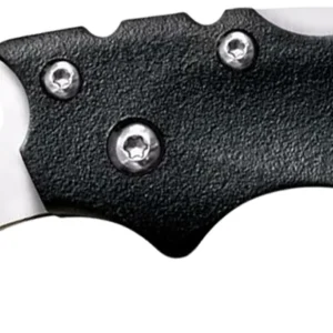 Cold Steel CS20MT Tuff Lite Mini 2" Folding Sheepsfoot Plain 4034 SS Blade, 3" Black Griv-Ex Handle, Includes Pocket Clip