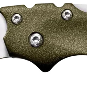Cold Steel CS20MTGD Tuff Lite Mini 2" Folding Sheepsfoot Plain 4034 Stainless Steel Blade/OD Green Griv-Ex Handle Includes Pocket Clip