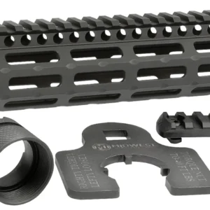 Midwest Industries MIG4M12625 Tactical G4M Handguard AR-15 Black Hardcoat Anodized Black 12.6" 6061-T6 Aluminum M-LOK
