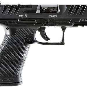 Walther Arms 2854694 PDP Optic Ready 9mm Luger 4" Barrel 10+1, Polymer Frame With Picatinny Acc. Rail, Optic Cut Super Terrain Serrated Steel Slide, Performance Duty Trigger, Manual Safety
