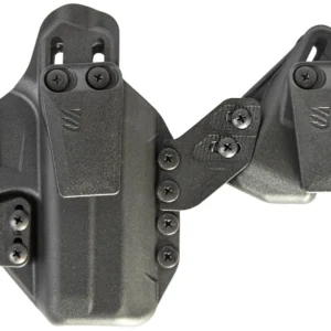 Blackhawk 416142BK Stache IWB Size 42 Black Polymer Belt Clip Fits Colt Commander Ambidextrous