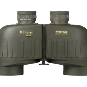 Steiner 2663 M1050 Laser Protection Filter 10x50mm SUMR Military Ranging Reticle Floating Prism Sports-Auto Focus, OD Green Makrolon w/Rubber Armor